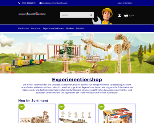 Experimentiershop