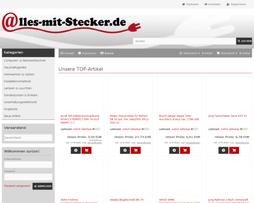 Alles mit Stecker
