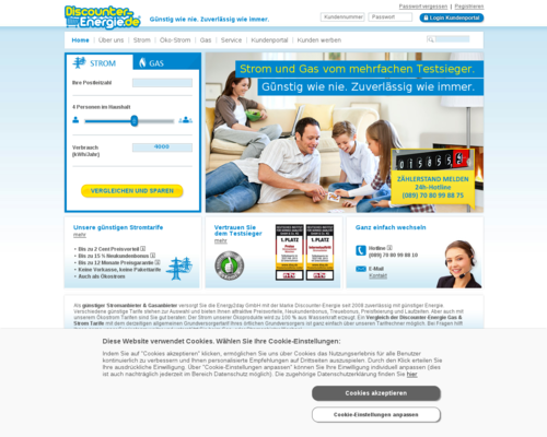 Discounter Strom