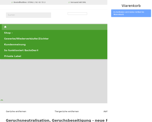 Geruchskontrolle