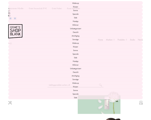 Cosmetic Shop Blank